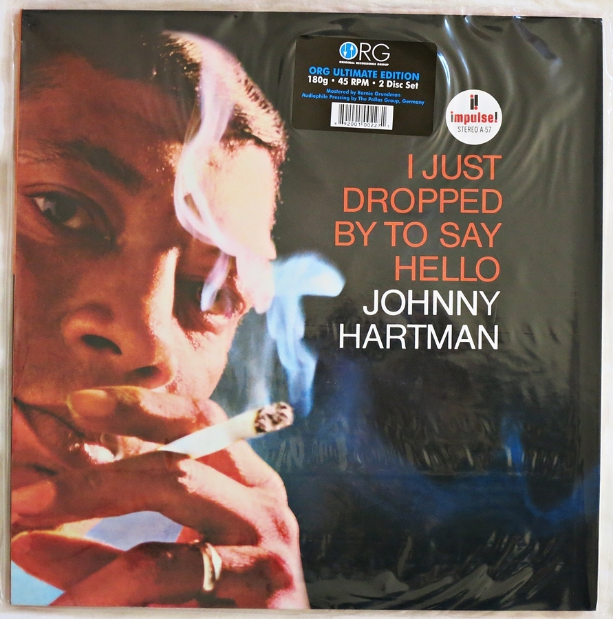 johnny hartman - i just dropped by to say hello (2 x 45rpm lp)